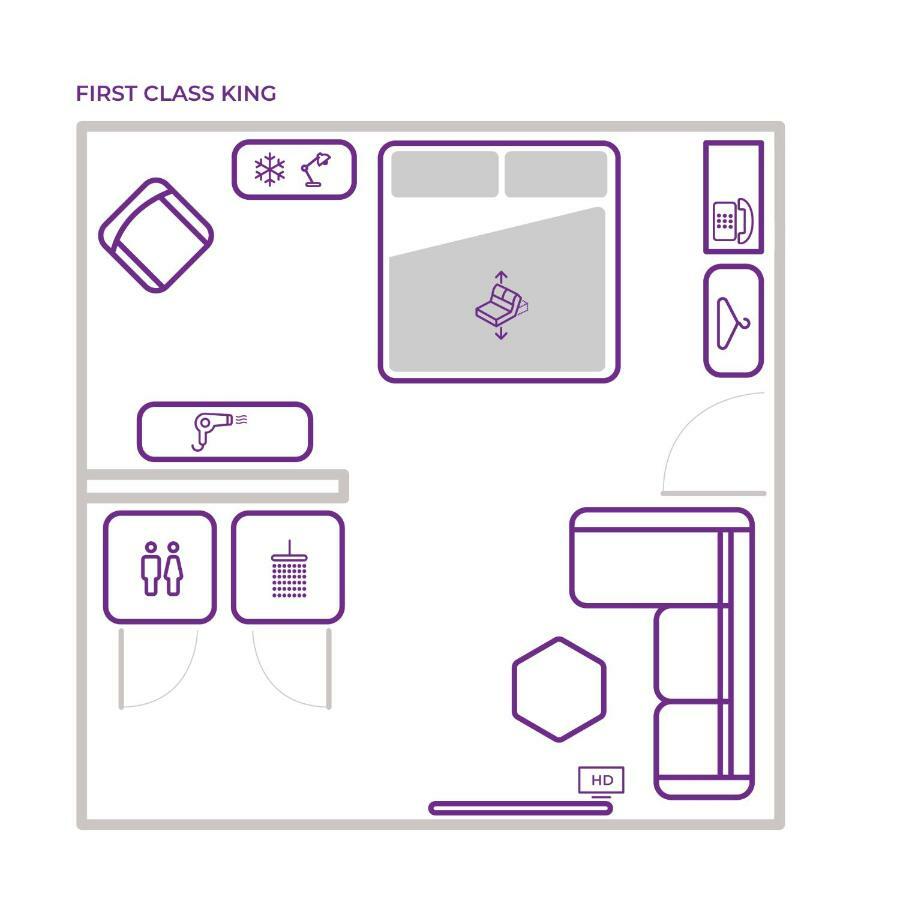 Quarto com Cama King-size First Class